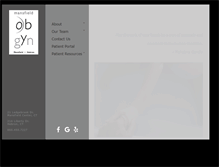 Tablet Screenshot of mansfieldobgyn.com